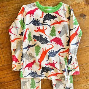 Boys Baby Gap Christmas Dinosaur Pajamas Size 5T